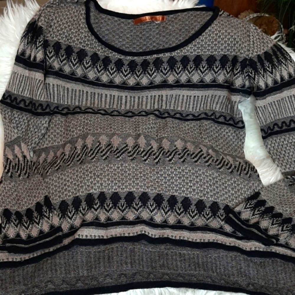 Bellini  ‎ Knit Broen Black Sweater M